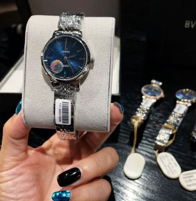 Omega Imported Quartz Movement 316L Steel 34MM Lady Watch